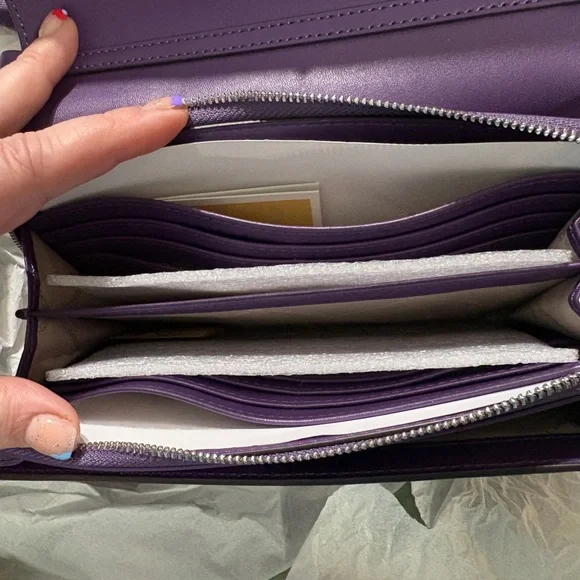 NWOT Michael Kors Ombre Purple Crossbody Bag - Picture 5 of 6